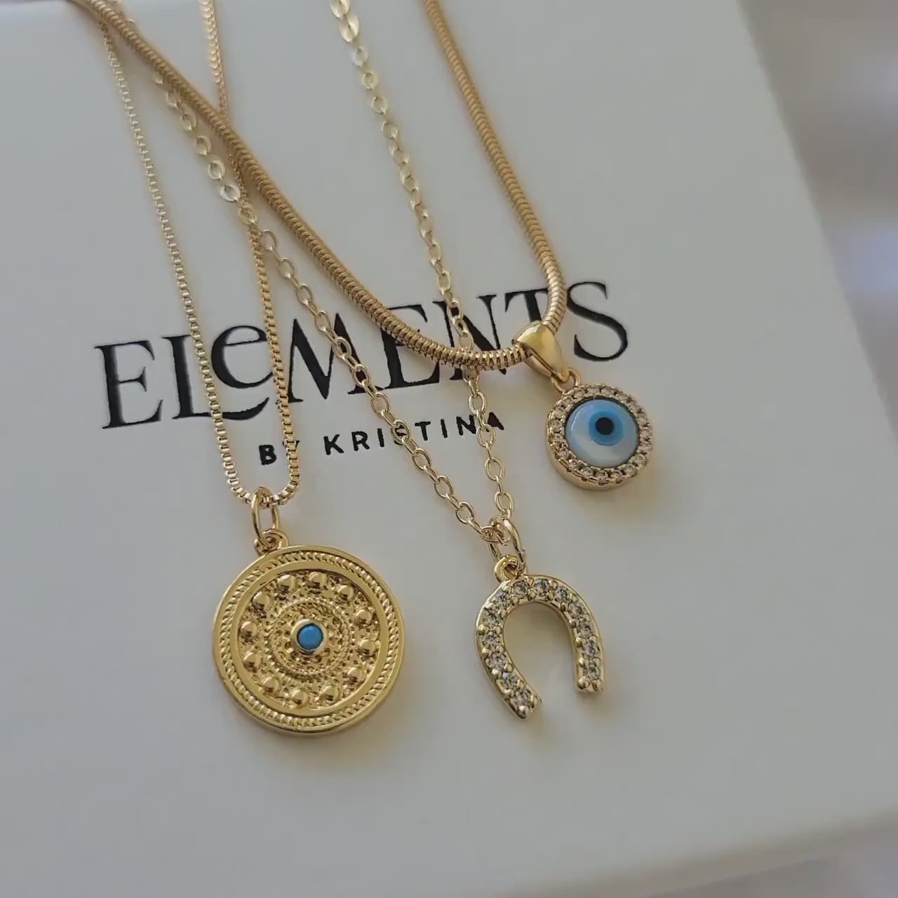 Turkish Evil Eye Charm Necklace